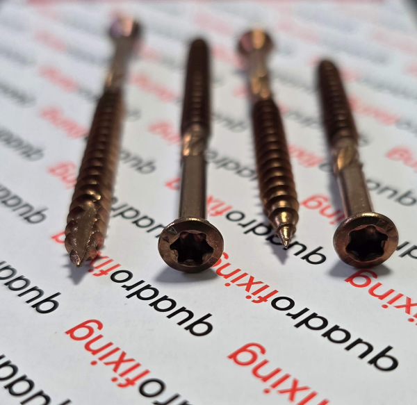 Wkręty tarasowe 5,0 mm, antyczne światło, stal nierdzewna A4 (200 szt.) 2