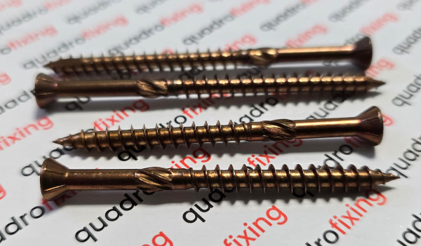 Wkręty tarasowe 5,0 mm, antyczne światło, stal nierdzewna A4 (200 szt.) 3