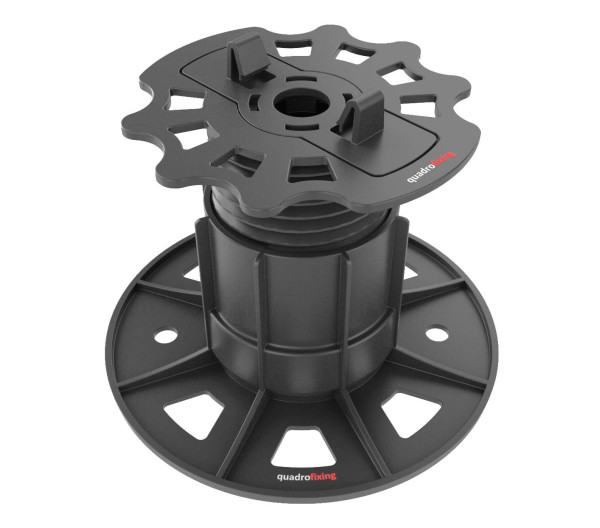 Regulowany wspornik tarasowy EUROTEC BASE 60–110 mm do profili aluminiowych QFX-ALU