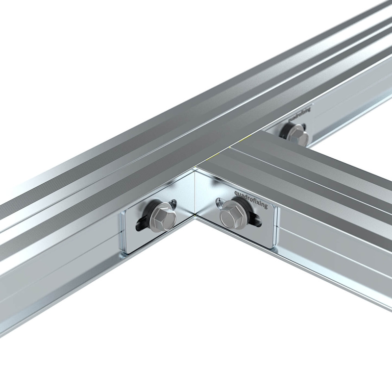 Kątownik aluminiowy do profilu QFX-ALU – 40×40×19,5 mm 1