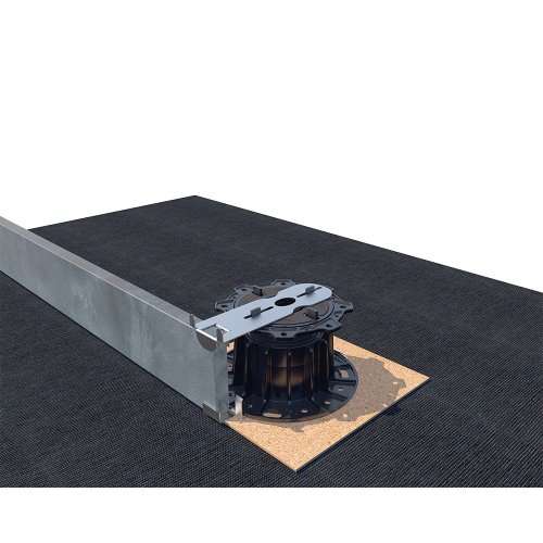 Dolne zakończenie do wsporników tarasowych Eurotec GIANT (stal nierdzewna) 3