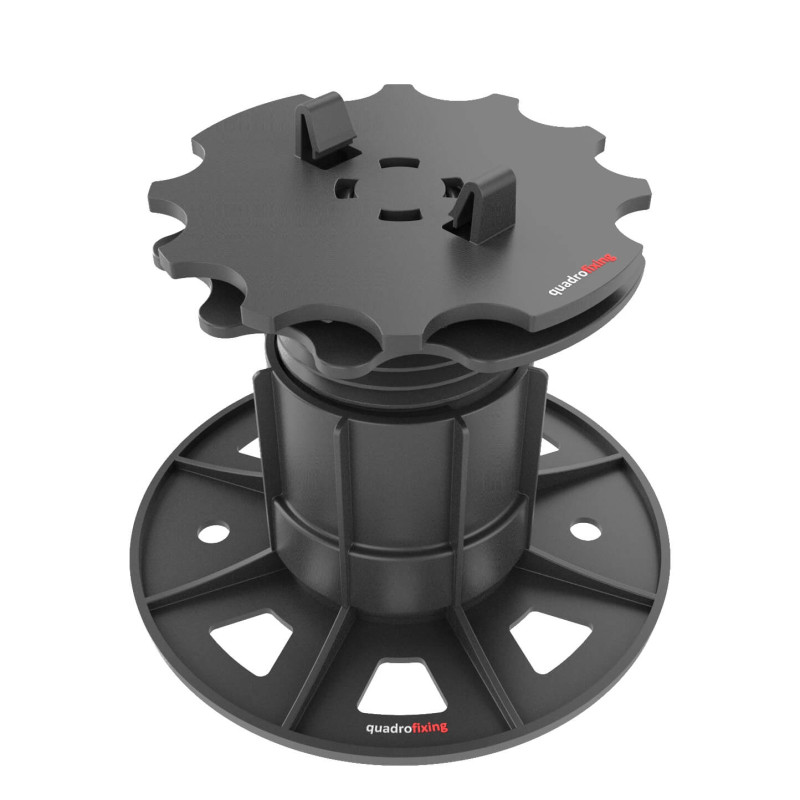 Regulowany samopoziomujący wspornik tarasowy EUROTEC BASE SL 67-117 mm z adapterem do al