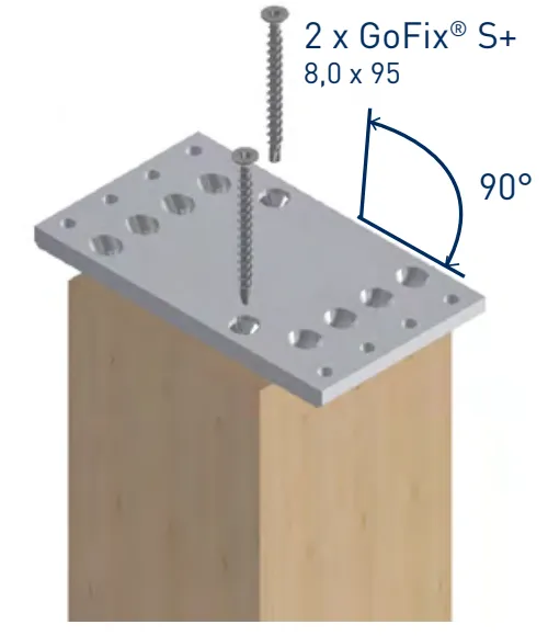 SIHGA Stabilix C - spojka na drevo (1 ks) 1