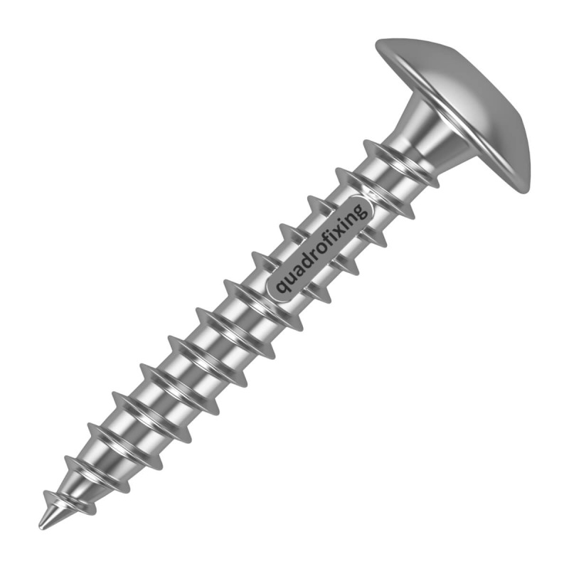 Śruba ze stali nierdzewnej 6 mm z łbem talerzowym (50 szt.)