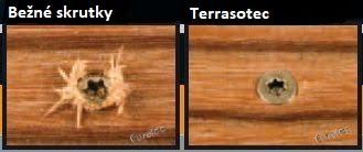 Wkręty tarasowe Terrassotec 5,0 mm, stal nierdzewna C1, (200 szt.) Eurotec