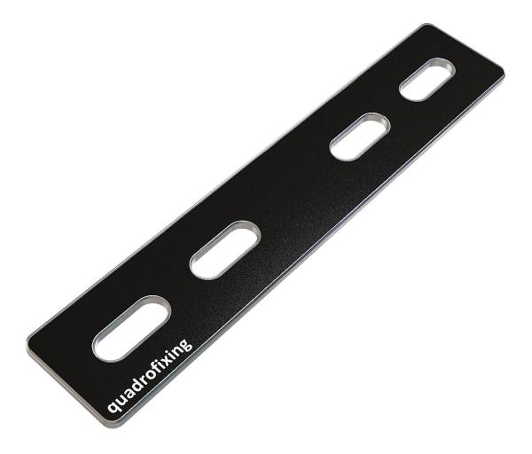 Czarny łącznik do profilu aluminiowego QFX-ALU 19,5x100 mm