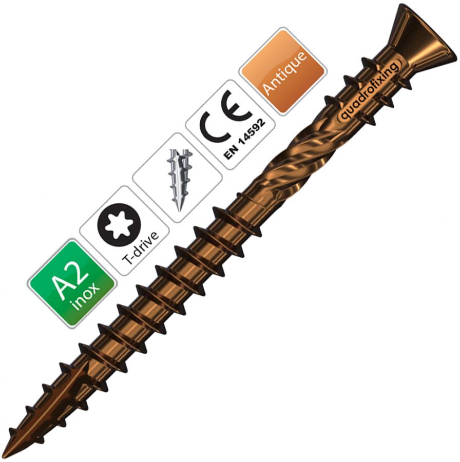 wkret tarasowy A2 (antik/bronir) quadrofixing